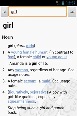 Wiktionary Dictionary screenshot 2