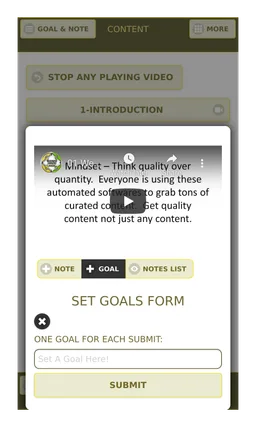 Website Content Curation Training App For Beginner screenshot 3