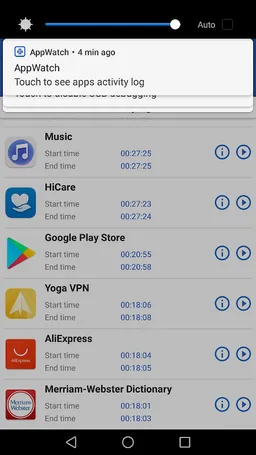 Appwatch : Anti pop-up ads screenshot 2