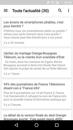 Actu FBX screenshot 1