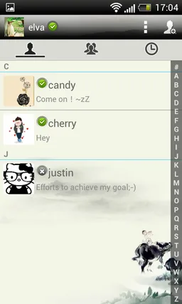 Handcent 6 Skin Ink screenshot 6