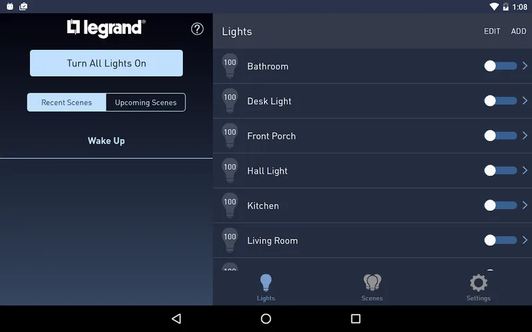 Lighting Control screenshot 2