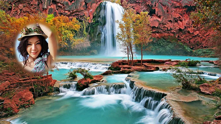 Waterfall Photo Frames montage screenshot 2