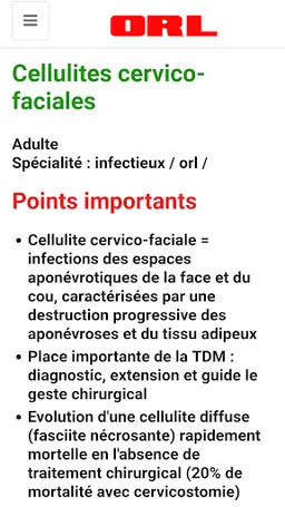 O R L (Oto-Rhino-Laryngologie) screenshot 16