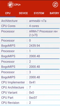 CPU+ Hardware Info screenshot 1
