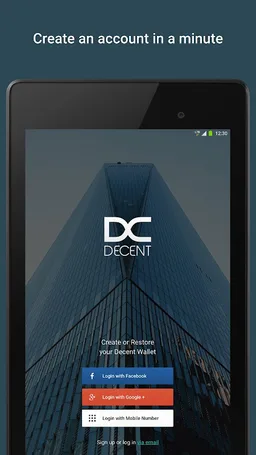 Decent wallet - buy DCT coin screenshot 3