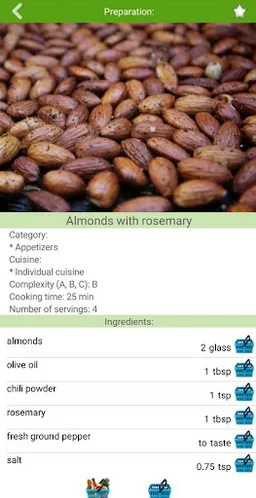 Snack recipes screenshot 2