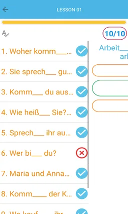 Learn German B2 Test screenshot 4