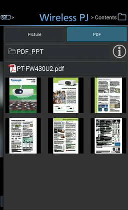 Panasonic Wireless Projector screenshot 4