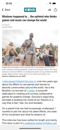 KUNR Public Radio App screenshot 2