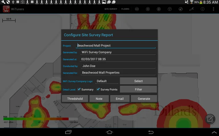 WiFi Site Survey by WiTuners screenshot 16