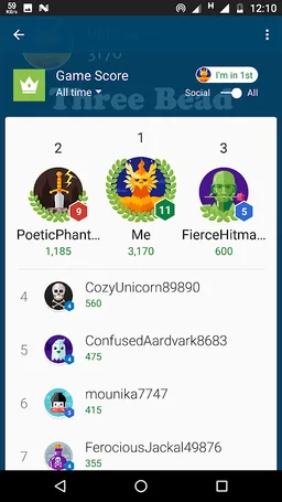 Three Bead - FREE Board screenshot 1