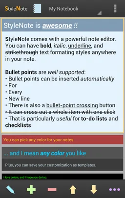 StyleNote Notes & Memos screenshot 2