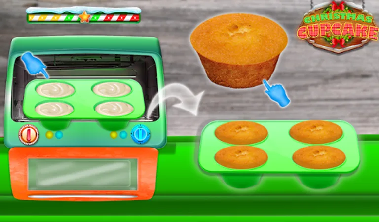 Cooking Rainbow & Unicorn Christmas Cupcakes! DIY screenshot 6