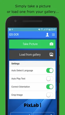 I2S OCR - Image to Speech, Text & PDF screenshot 6