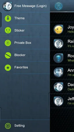 GO SMS SECRET THEME screenshot 5