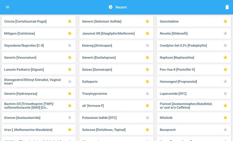 Clinicians Drug Reference 2016 screenshot 16