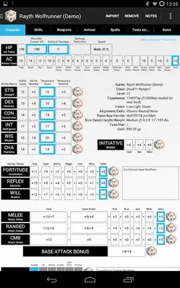 PCGen Character Importer Lite screenshot 17