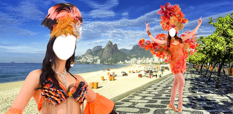 Woman Carnival Photo Montage cover image