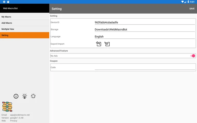 Web Macro Bot (record | edit | replay) NO ROOT screenshot 10