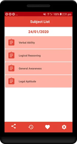 Clat 2020-21 exam preparation screenshot 4