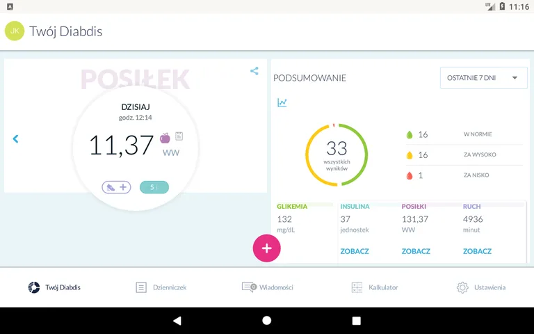 Diabdis -Dzienniczek diabetyka screenshot 8