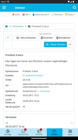 Extranet screenshot 11