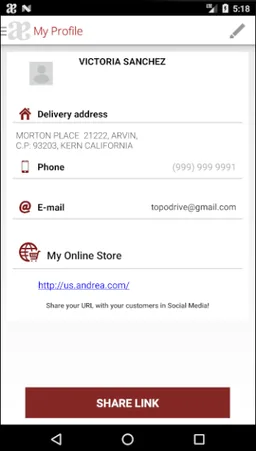 Andrea Mobile screenshot 8