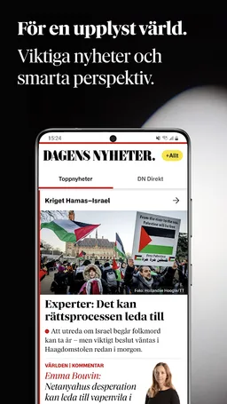 Dagens Nyheter screenshot 1
