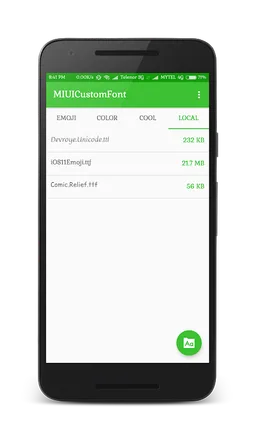 MIUI Custom Font Installer screenshot 4