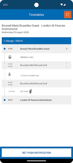 SNCB International screenshot 2