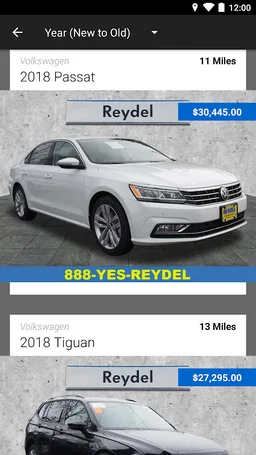 Reydel Volkswagen DealerApp screenshot 3