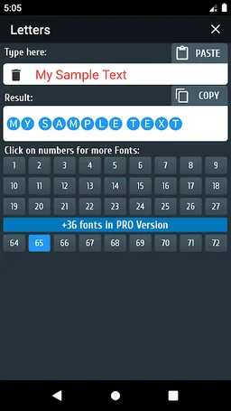 Cool text and symbols screenshot 9