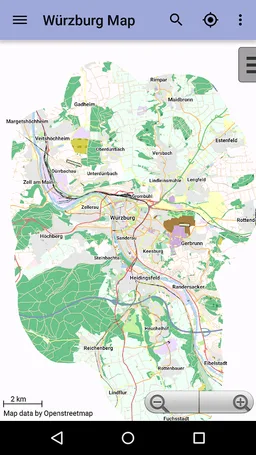Würzburg Offline City Map screenshot 8