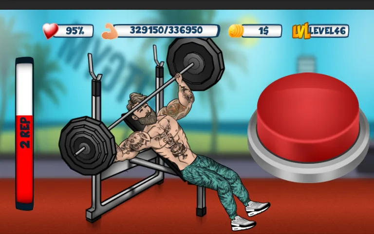 Iron Muscle 2 - Bodybuilding and Fitness game screenshot 1