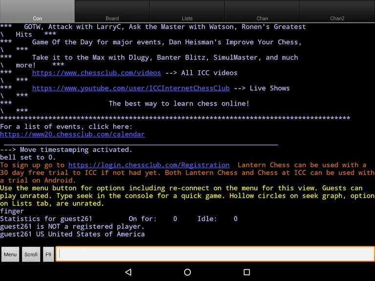 Lantern Chess an ICC Interface screenshot 15