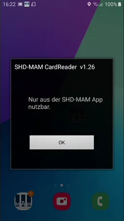 SHD-MAM Kartenleser Modul screenshot 1