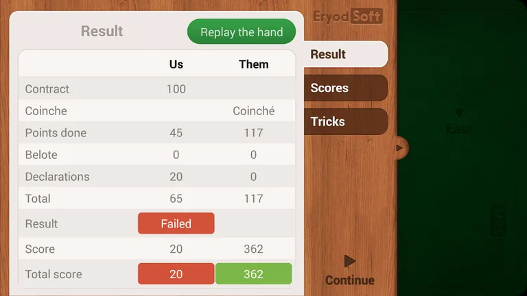 French Coinche screenshot 4
