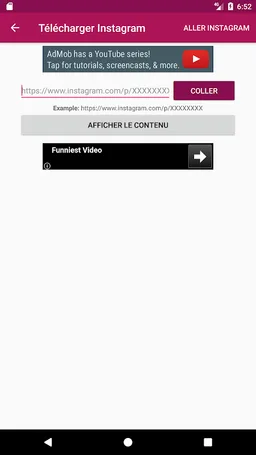 Téléchargeur de contenu de médias sociaux screenshot 3