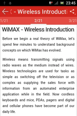 Learn WiMAX screenshot 2