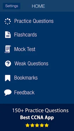 CCNA Exam Practice Questions screenshot 10