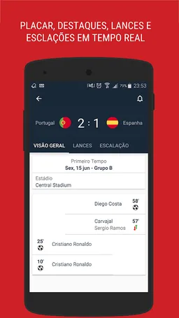 Copa do Mundo 2018: Tabela, jogos e notícias screenshot 2