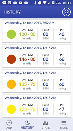 Blood Pressure Log - BP Tracker screenshot 2