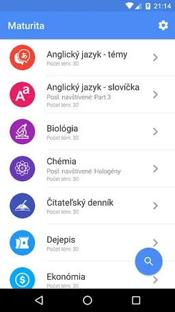 Maturita SK screenshot 1