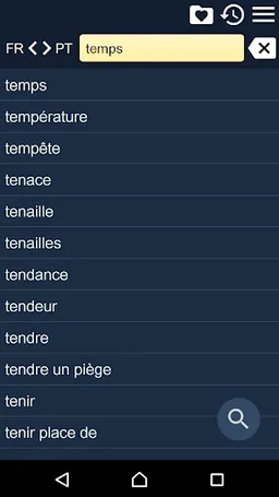 French Braz.Portuguese Dict screenshot 6