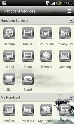 Handcent 6 Skin Ink screenshot 4