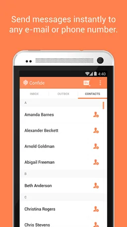 Confide screenshot 3