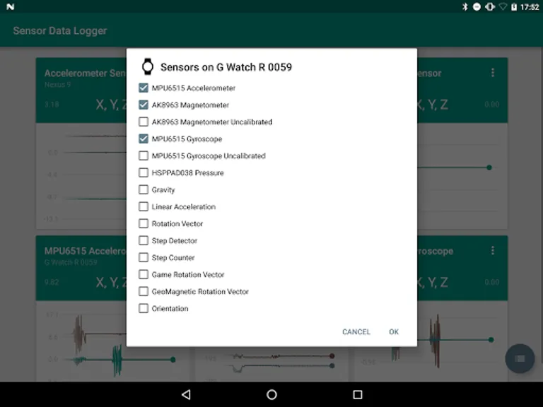 Sensor Data Logger screenshot 8
