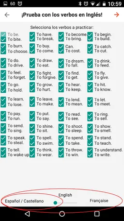 Alb English Verbs - DEMO screenshot 3