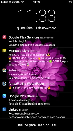 Experience UI Demo - iOS Lockscreen Notifications screenshot 5